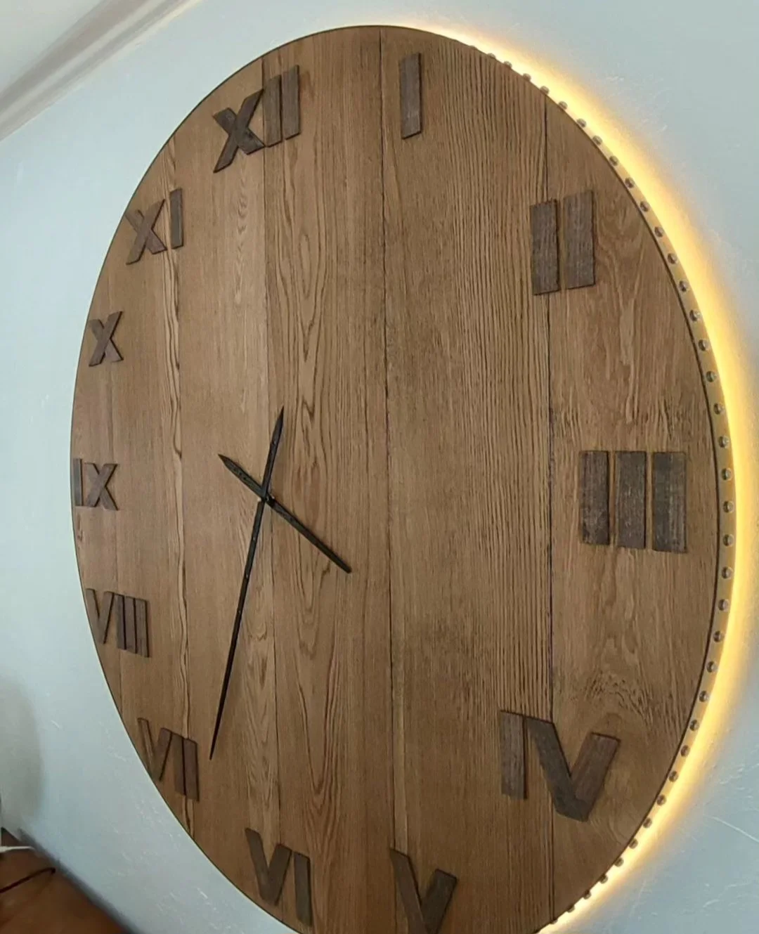 Photographie de la réalisation : Une horloge géante.