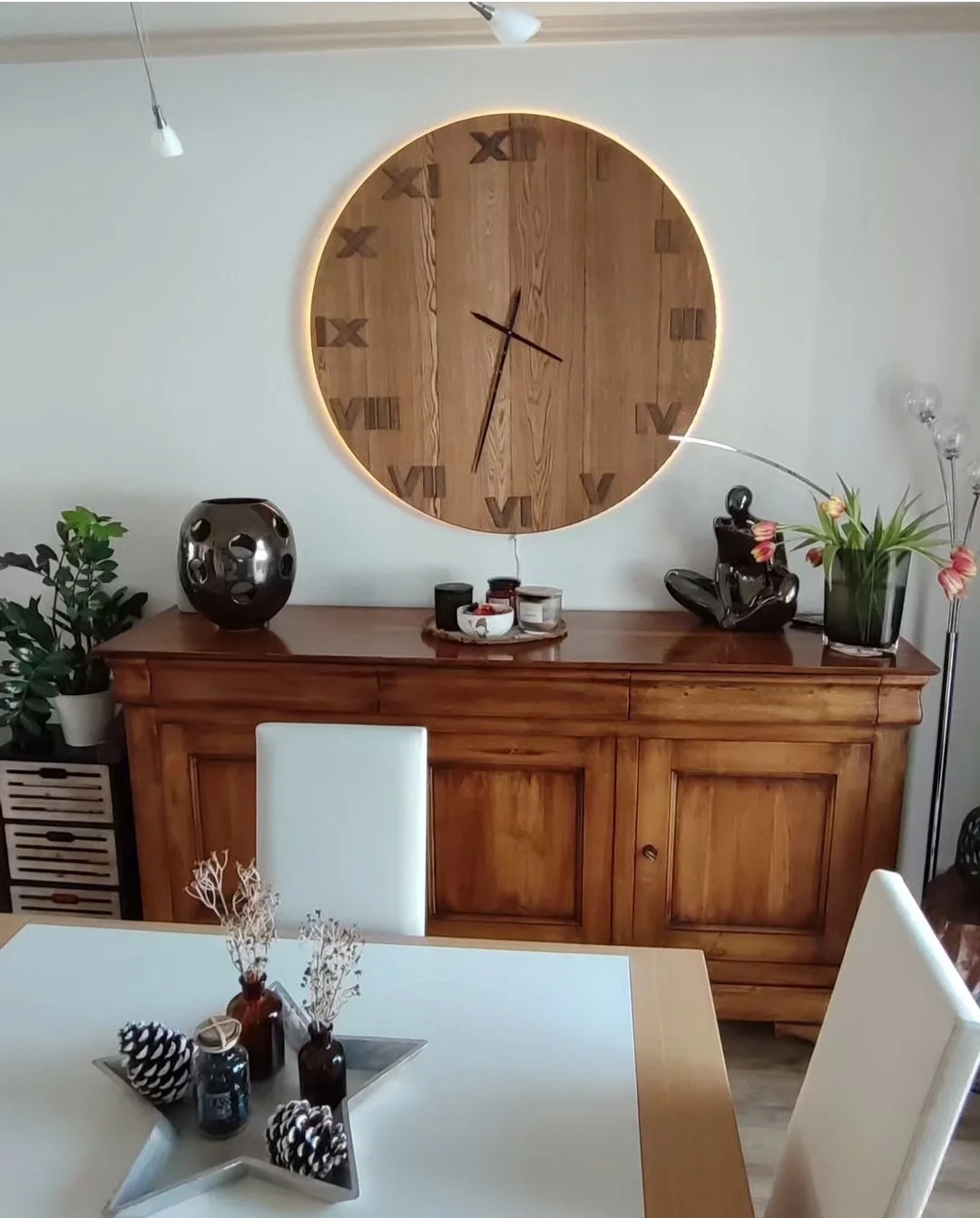 Photographie de la réalisation : Une horloge géante.