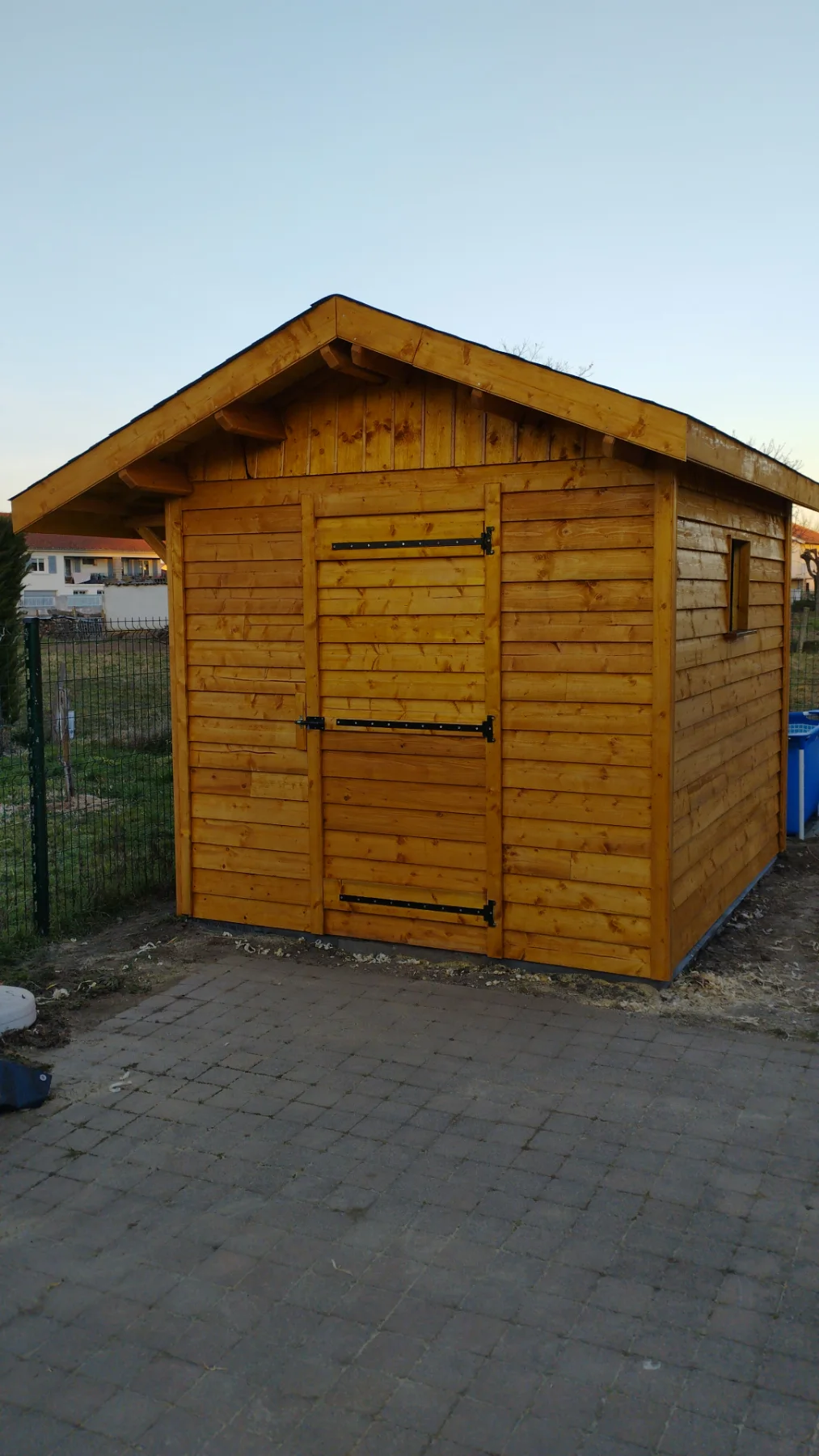 Photographie de la réalisation : Un chalet de jardin.