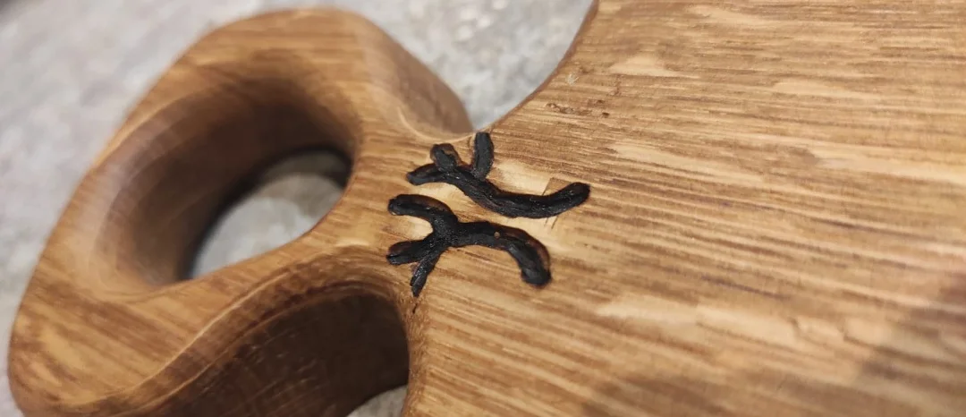 Détail d’une réalisation en bois.