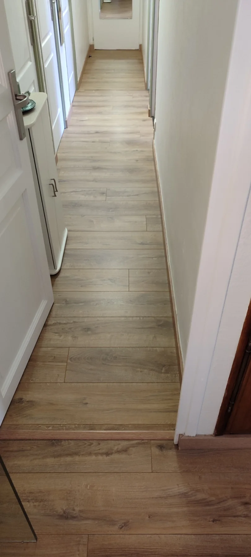 Photographie de la réalisation : Parquet flottant dans la maison.